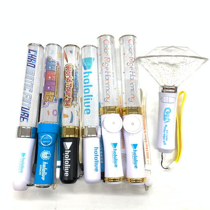 【中古品】 動作確認済 ホロライブ ペンライト ホロライブレード 7本セット 054-261027-mo-07-fur 万代Net店