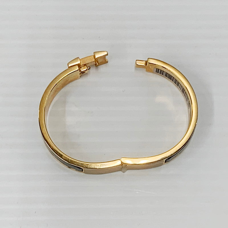 【中古品】【メンズ/レディース】 HERMES エルメス SP0199 ENAMEL NARROW CLIC CLAC H BRACELET エナメルナロークリッククラックHブレスレット ブレスレット アクセサリー 服飾雑貨 182-240923-ma-02-izu カラー：BLACK GOLD 万代Net店