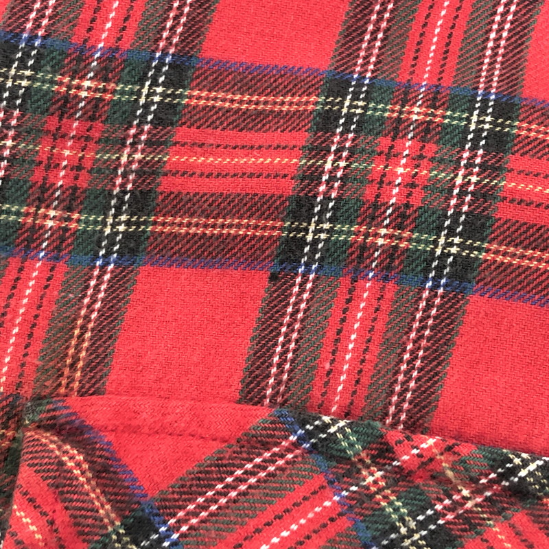 【ジャンク品】【メンズ】 ARROW アロー チェック柄 シャツジャケット 裏地付き ワッペン ヴィンテージ系 146-260331-rs-07-fur サイズ：L カラー：レッド 万代Net店