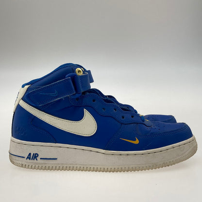 【中古品】【メンズ】 NIKE ナイキ DR9513-400 AIR FORCE 1 MID 07 LV8 BLUE JAY/SAIL-YELLOW 靴 スニーカー 本体のみ（箱なし） 160-251223-WA-01-iwa サイズ：25cm カラー：ブルー イエロー ホワイト 万代Net店