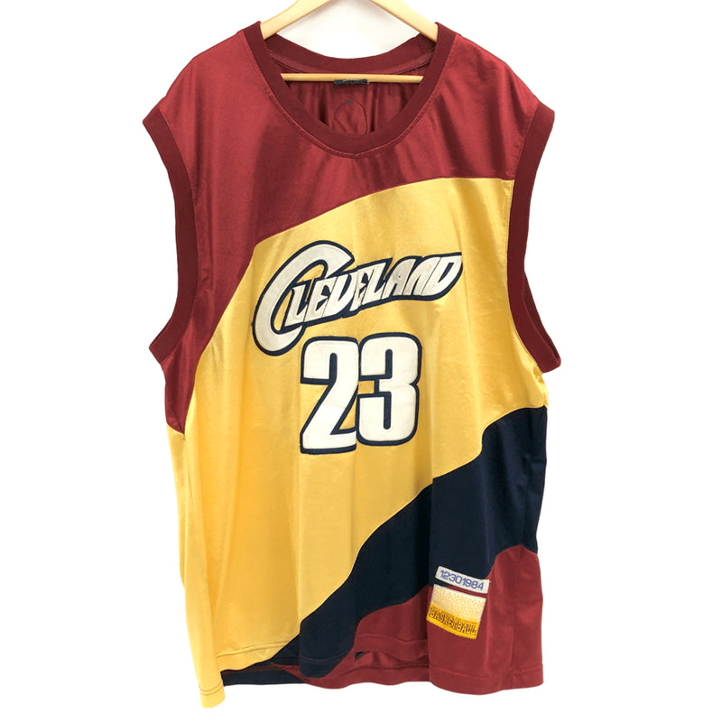 【現状渡し品】【メンズ】 delf CAVALIERS 23 LEBRON JAMES UNIFORMトップス ゲームシャツ ユニフォーム 古着 ヴィンテージ 146-260625-rs-05-fur サイズ：3XL カラー：ボルドー/イエロー/ブラック 万代Net店
