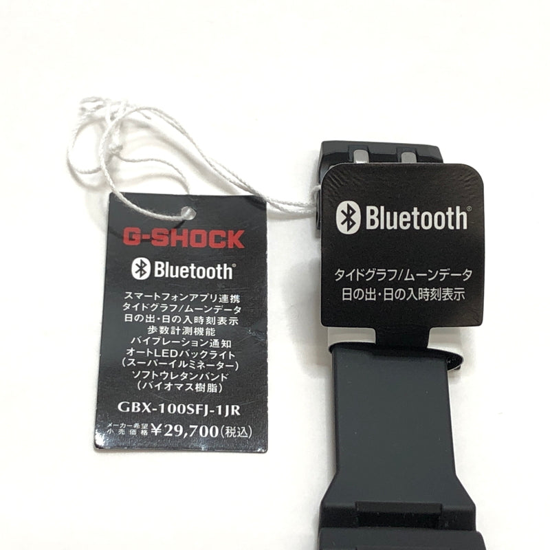 【中古美品】【メンズ/レディース】 G-SHOCK × SURFRIDER FOUNDATION JAPAN ジーショック GBX-100SFJ-1JR デジタルウォッチ 腕時計 196-260914-rs-02-fur カラー：ブラック 万代Net店