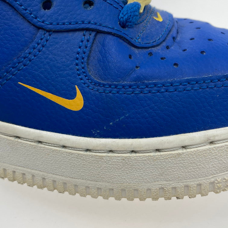 【中古品】【メンズ】 NIKE ナイキ DR9513-400 AIR FORCE 1 MID 07 LV8 BLUE JAY/SAIL-YELLOW 靴 スニーカー 本体のみ（箱なし） 160-251223-WA-01-iwa サイズ：25cm カラー：ブルー イエロー ホワイト 万代Net店