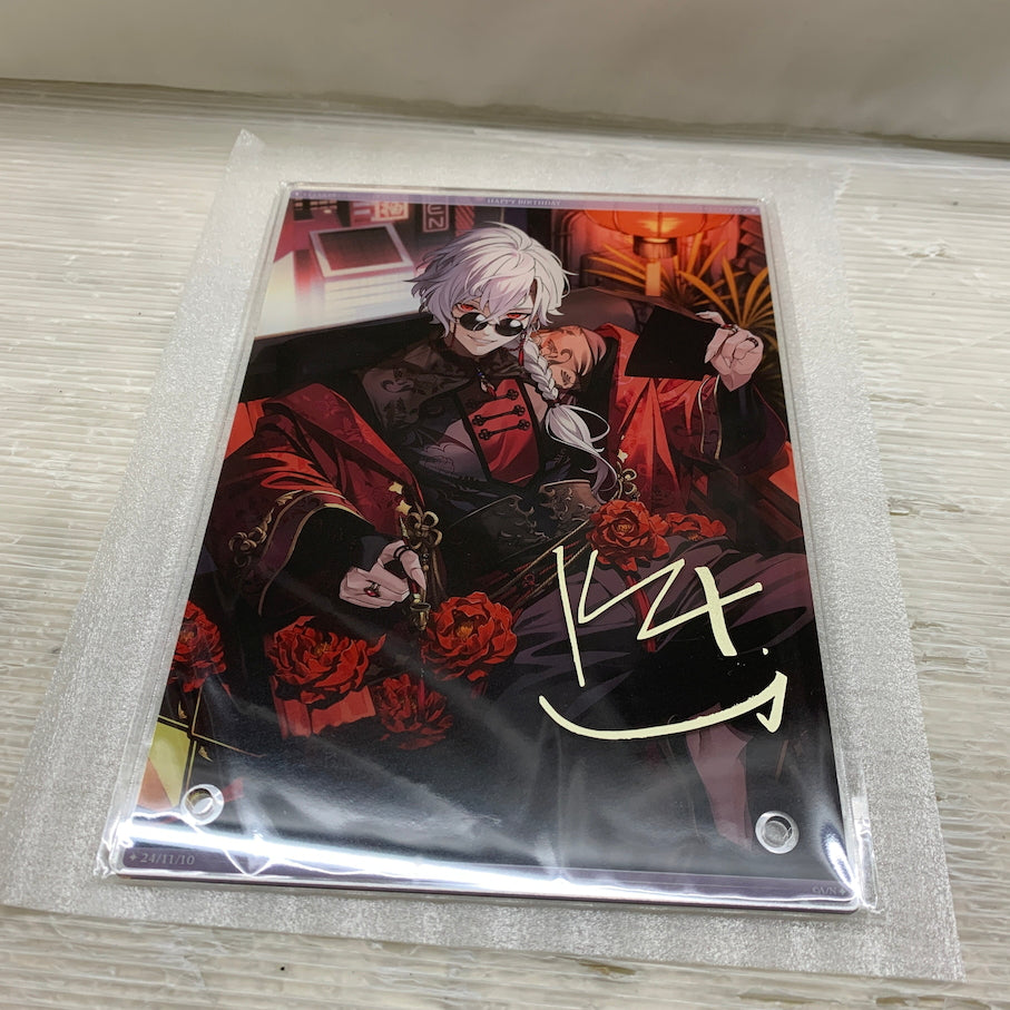 【現状渡し品】 にじさんじ 葛葉誕生日グッズ＆ボイス2024 A5アクリルパネルセット 053-260929-MS-06-min 万代Net店