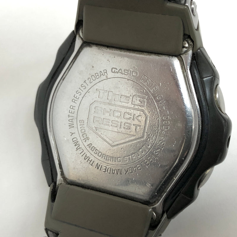 【ジャンク品】【メンズ】 CASIO G-SHOCK ジーショック GW-700DJ-8JF デジタルウォッチ 腕時計 196-260914-rs-04-fur カラー：シルバー/グレー系 万代Net店
