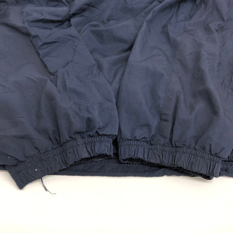 【ジャンク品】【メンズ】 ADIDAS アディダス 90S MLB CUBS V NECK NYLON JACKET トップス 長袖 ゲームシャツ ユニフォーム 古着 ヴィンテージ 146-260625-rs-06-fur サイズ：XL カラー：ネイビー 万代Net店