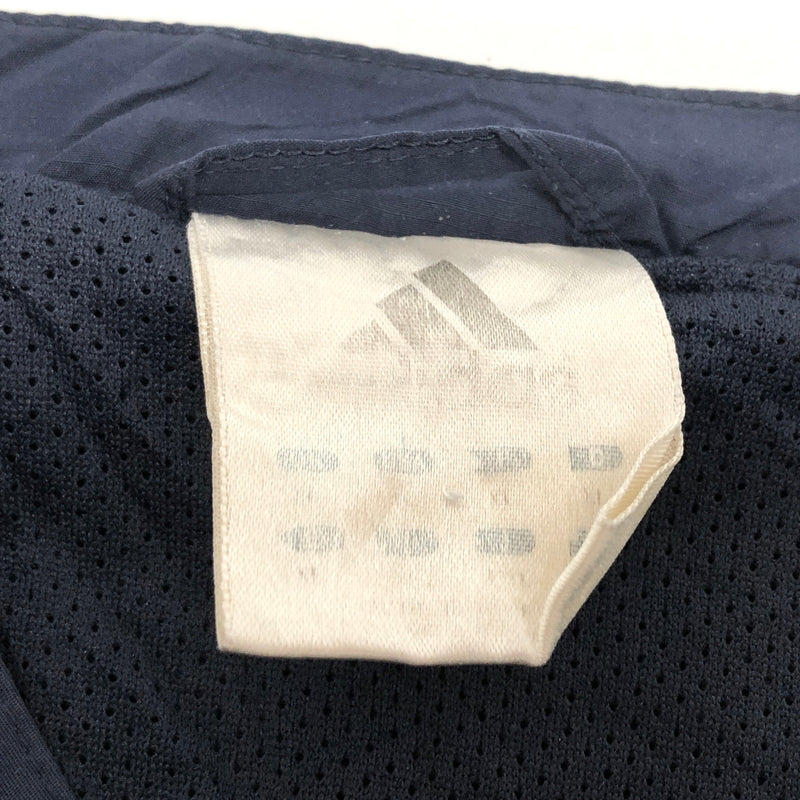【ジャンク品】【メンズ】 ADIDAS アディダス 90S MLB CUBS V NECK NYLON JACKET トップス 長袖 ゲームシャツ ユニフォーム 古着 ヴィンテージ 146-260625-rs-06-fur サイズ：XL カラー：ネイビー 万代Net店