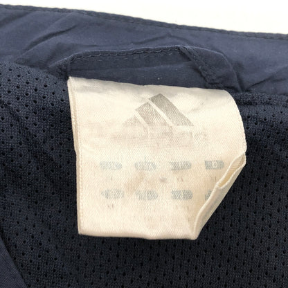 【ジャンク品】【メンズ】 ADIDAS アディダス 90S MLB CUBS V NECK NYLON JACKET トップス 長袖 ゲームシャツ ユニフォーム 古着 ヴィンテージ 146-260625-rs-06-fur サイズ：XL カラー：ネイビー 万代Net店