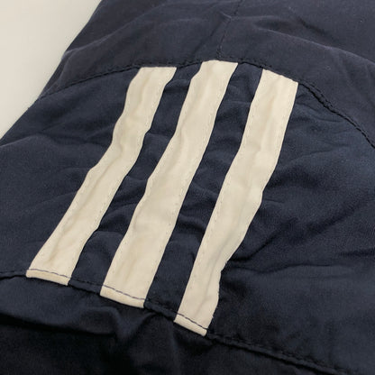 【ジャンク品】【メンズ】 ADIDAS アディダス 90S MLB CUBS V NECK NYLON JACKET トップス 長袖 ゲームシャツ ユニフォーム 古着 ヴィンテージ 146-260625-rs-06-fur サイズ：XL カラー：ネイビー 万代Net店
