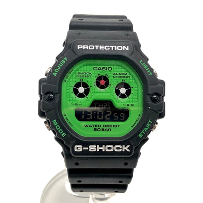 【中古品】【メンズ】 CASIO G-SHOCK ジーショック DIGITAL WATCH DW-5900RS-1JF デジタルウォッチ 腕時計 アクセサリー 196-260625-rs-07-fur カラー：ブラック/グリーン 万代Net店