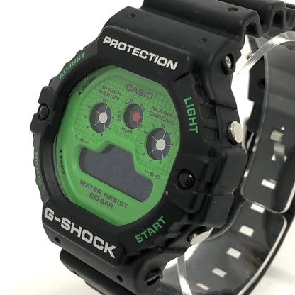 【中古品】【メンズ】 CASIO G-SHOCK ジーショック DIGITAL WATCH DW-5900RS-1JF デジタルウォッチ 腕時計 アクセサリー 196-260625-rs-07-fur カラー：ブラック/グリーン 万代Net店