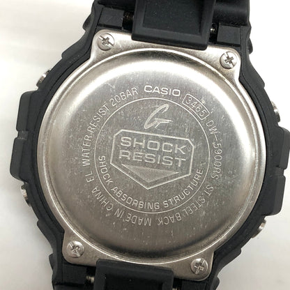 【中古品】【メンズ】 CASIO G-SHOCK ジーショック DIGITAL WATCH DW-5900RS-1JF デジタルウォッチ 腕時計 アクセサリー 196-260625-rs-07-fur カラー：ブラック/グリーン 万代Net店