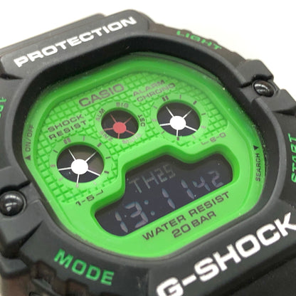 【中古品】【メンズ】 CASIO G-SHOCK ジーショック DIGITAL WATCH DW-5900RS-1JF デジタルウォッチ 腕時計 アクセサリー 196-260625-rs-07-fur カラー：ブラック/グリーン 万代Net店
