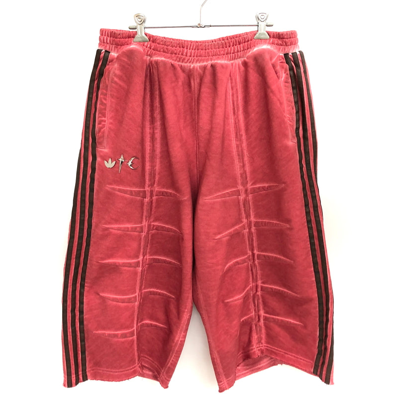 【中古美品】【メンズ】 ADIDAS × Thug Club アディダス SWEAT JORT KF6911 ハーフパンツ ボトムス 153-260625-rs-08-fur サイズ：L カラー：パワーレッド 万代Net店