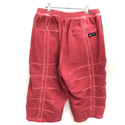 【中古美品】【メンズ】 ADIDAS × Thug Club アディダス SWEAT JORT KF6911 ハーフパンツ ボトムス 153-260625-rs-08-fur サイズ：L カラー：パワーレッド 万代Net店
