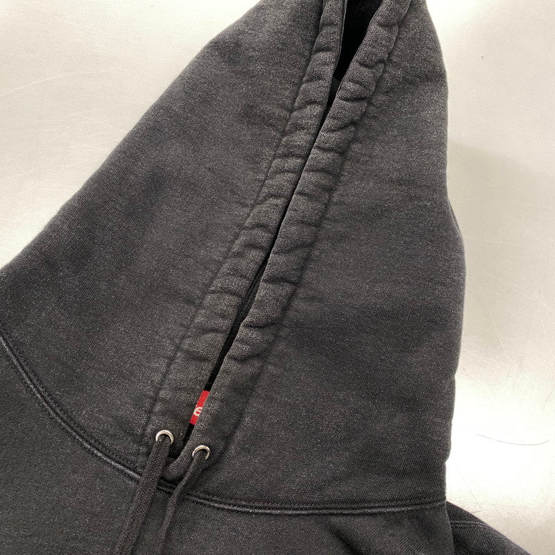 【中古品】【メンズ】 SUPREME シュプリーム FRAYED HOODED SWEATSHIRT フレイド フーデッド スウェットシャツ パーカー トップス 149-260813-kh-05-izu サイズ：XXL カラー：ブラック 万代Net店