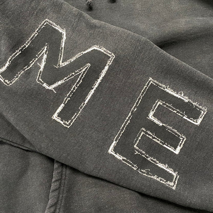 【中古品】【メンズ】 SUPREME シュプリーム FRAYED HOODED SWEATSHIRT フレイド フーデッド スウェットシャツ パーカー トップス 149-260813-kh-05-izu サイズ：XXL カラー：ブラック 万代Net店