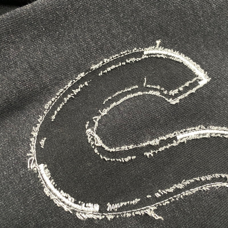 【中古品】【メンズ】 SUPREME シュプリーム FRAYED HOODED SWEATSHIRT フレイド フーデッド スウェットシャツ パーカー トップス 149-260813-kh-05-izu サイズ：XXL カラー：ブラック 万代Net店