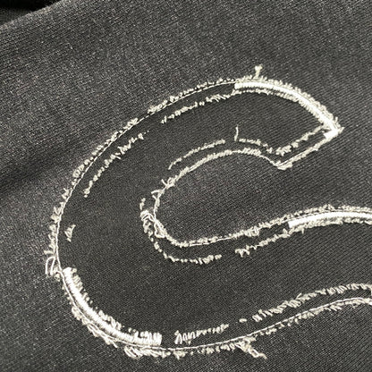 【中古品】【メンズ】 SUPREME シュプリーム FRAYED HOODED SWEATSHIRT フレイド フーデッド スウェットシャツ パーカー トップス 149-260813-kh-05-izu サイズ：XXL カラー：ブラック 万代Net店