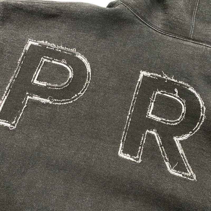 【中古品】【メンズ】 SUPREME シュプリーム FRAYED HOODED SWEATSHIRT フレイド フーデッド スウェットシャツ パーカー トップス 149-260813-kh-05-izu サイズ：XXL カラー：ブラック 万代Net店