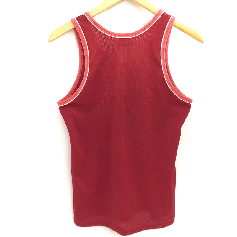【現状渡し品】【メンズ】 OLD ADIDAS オールドアディダス 80S "CCCP" TANK TOP タンクトップ 台湾製 古着 ヴィンテージ 146-260626-rs-01-fur サイズ：M カラー：レッド 万代Net店
