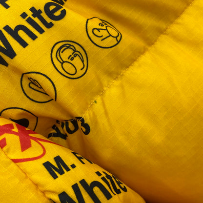 【中古品】【メンズ】 OFF-WHITE オフホワイト OMED019F19F06003 INDUSTRIAL ZIPPED PUFFER インダストリアル ジップド パファー ジャケット アウター 142-260813-kh-09-izu サイズ：M カラー：イエロー 万代Net店