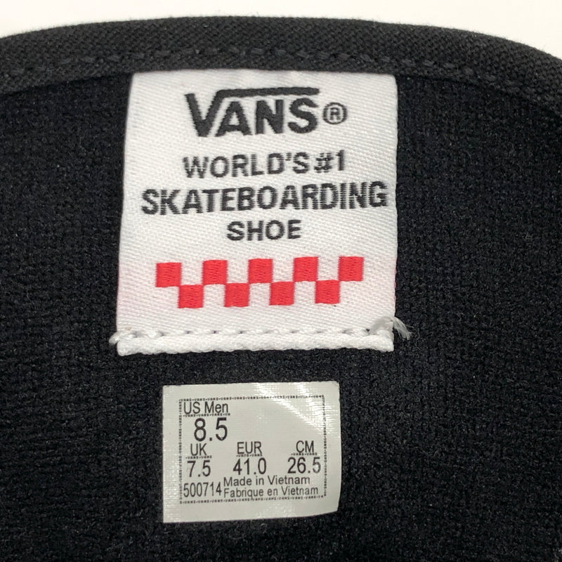 【中古美品】【メンズ】 VANS × ANDREW ALLEN バンズ アンドリュー アレン SKATE AUTHENTIC HIGH VN000D901OJ スケート オーセンティック ハイ スニーカー シューズ 靴 162-260914-rs-07-fur サイズ：26.5cm US8.5 カラー：ブラック 万代Net店