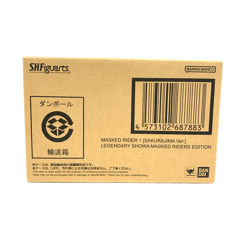 【中古美品】 S.H.Figuarts 真骨彫製法 仮面ライダー1号（桜島Ver.） 栄光の昭和ライダーエディション 042-261028-ko-04-fur 万代Net店