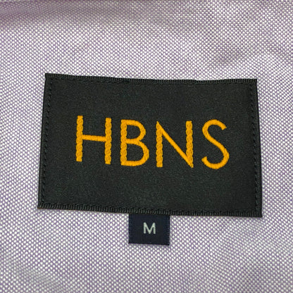 【現状渡し品】【メンズ】 HABANOS ハバノス バイカラー 半袖 シャツ トップス 古着 パステルカラー 140-251028-rs-04-fur サイズ：M カラー：ラベンダー/ピンク 万代Net店