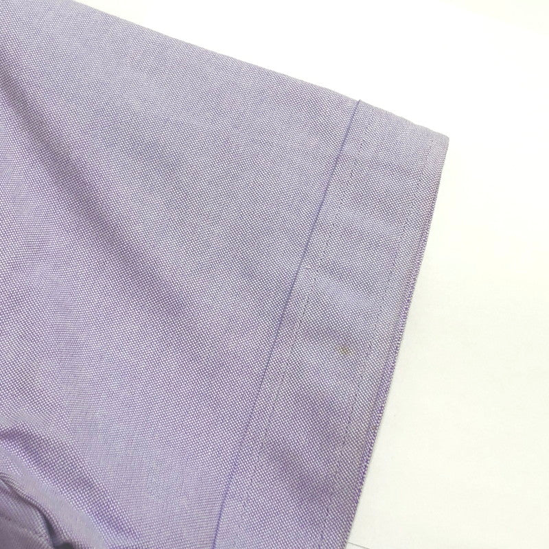 【現状渡し品】【メンズ】 HABANOS ハバノス バイカラー 半袖 シャツ トップス 古着 パステルカラー 140-251028-rs-04-fur サイズ：M カラー：ラベンダー/ピンク 万代Net店