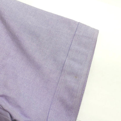 【現状渡し品】【メンズ】 HABANOS ハバノス バイカラー 半袖 シャツ トップス 古着 パステルカラー 140-251028-rs-04-fur サイズ：M カラー：ラベンダー/ピンク 万代Net店