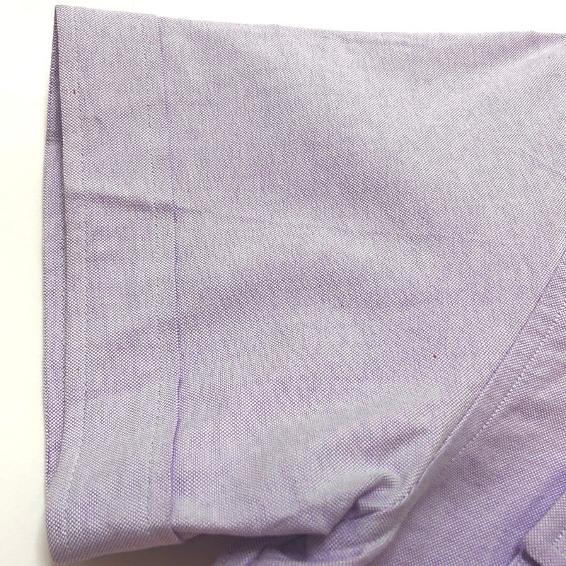 【現状渡し品】【メンズ】 HABANOS ハバノス バイカラー 半袖 シャツ トップス 古着 パステルカラー 140-251028-rs-04-fur サイズ：M カラー：ラベンダー/ピンク 万代Net店