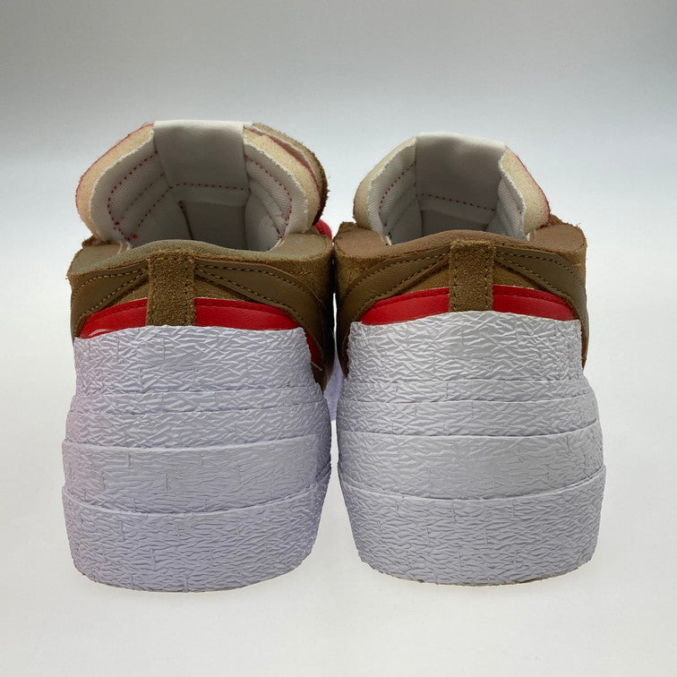 【中古品】【メンズ】 NIKE ナイキ NIKE × SACAI DD1877-200 BLAZER LOW SACAI 靴 スニーカー 160-251223-WA-07-iwa サイズ：28.5cm カラー：ライトブリティッシュタン ユニバーシティレッド 万代Net店