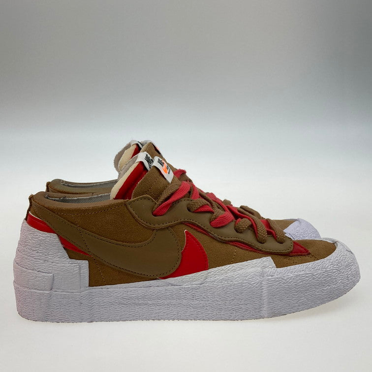 【中古品】【メンズ】 NIKE ナイキ NIKE × SACAI DD1877-200 BLAZER LOW SACAI 靴 スニーカー 160-251223-WA-07-iwa サイズ：28.5cm カラー：ライトブリティッシュタン ユニバーシティレッド 万代Net店