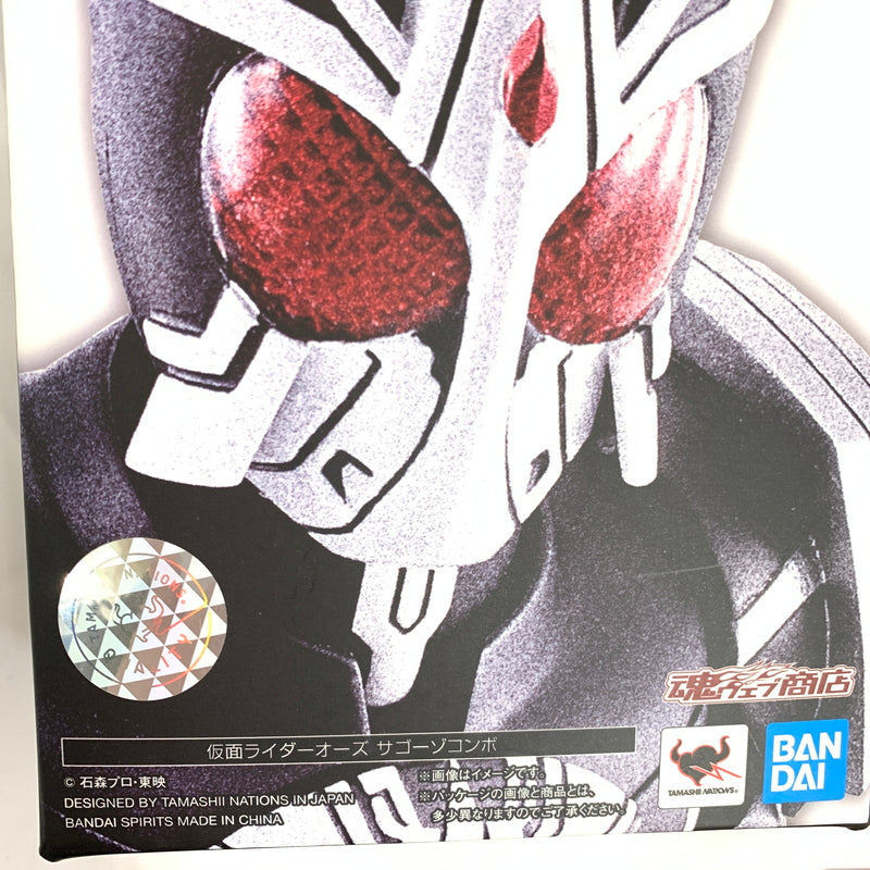 【中古美品】 S.H.Figuarts 真骨彫製法 仮面ライダーオーズ サゴーゾ コンボ 042-261028-ko-06-fur 万代Net店
