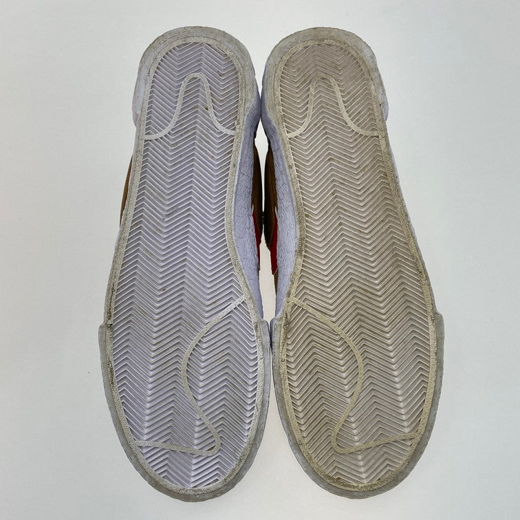 【中古品】【メンズ】 NIKE ナイキ NIKE × SACAI DD1877-200 BLAZER LOW SACAI 靴 スニーカー 160-251223-WA-07-iwa サイズ：28.5cm カラー：ライトブリティッシュタン ユニバーシティレッド 万代Net店