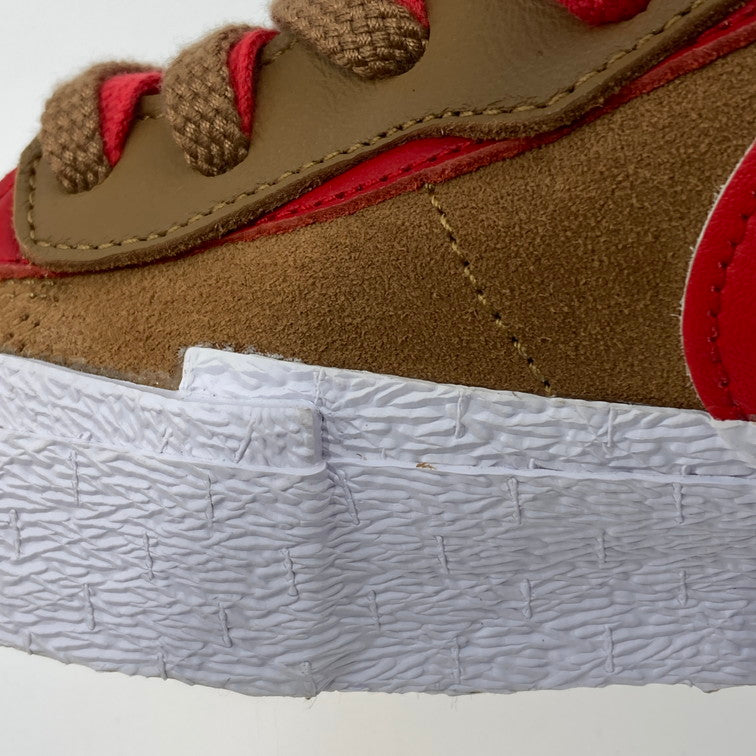 【中古品】【メンズ】 NIKE ナイキ NIKE × SACAI DD1877-200 BLAZER LOW SACAI 靴 スニーカー 160-251223-WA-07-iwa サイズ：28.5cm カラー：ライトブリティッシュタン ユニバーシティレッド 万代Net店
