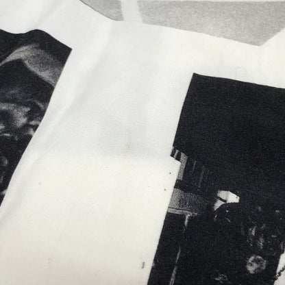 【現状渡し品】【メンズ】 F-LAGSTUF-F フラグスタフ L/S PHOTO SHIRTS 21SS-FS×GW-02 総柄 長袖 シャツ トップス 140-260403-rs-03-fur サイズ：M カラー：ホワイト/ブラック 万代Net店