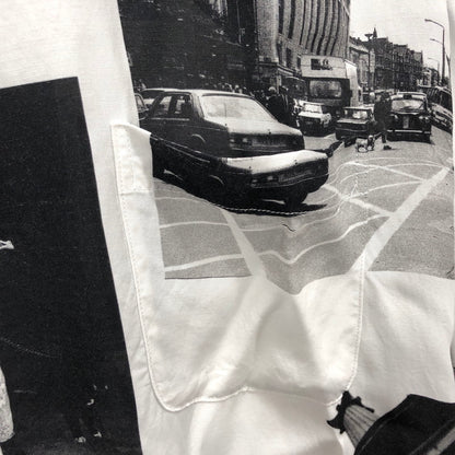 【現状渡し品】【メンズ】 F-LAGSTUF-F フラグスタフ L/S PHOTO SHIRTS 21SS-FS×GW-02 総柄 長袖 シャツ トップス 140-260403-rs-03-fur サイズ：M カラー：ホワイト/ブラック 万代Net店