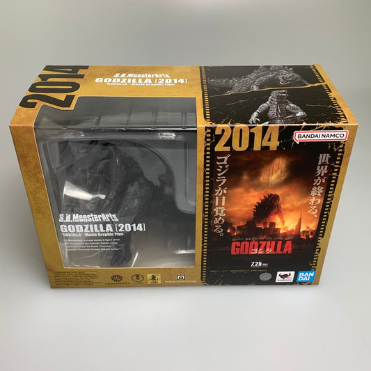 【中古美品】 S.H.MonsterArts 映画 ゴジラ 2014 塗装済み 可動フィギュア アクションフィギュア 044-260917-hu-04-min 万代Net店