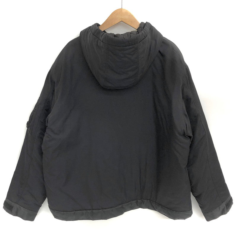 【現状渡し品】【メンズ】 XLARGE エクストララージ NYLON HOODED JACKET 101224021003 フードジャケット 中綿 アウター ストリート系 142-251029-rs-03-fur サイズ：XL カラー：ブラック 万代Net店