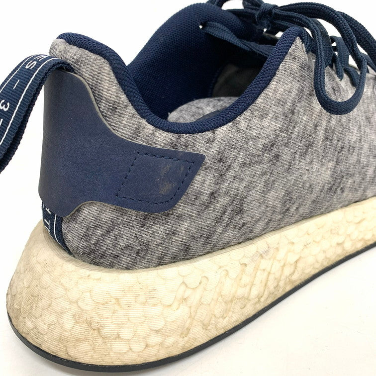 【現状渡し品】【メンズ】 adidas アディダス オリジナルス ノマド R2 "ユナイテッド アローズ & サンズ" スニーカー 靴 161-251224-yu-03-fur サイズ：28.0cm カラー：コアヘザー/マットシルバー/ランニングホワイト 万代Net店