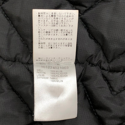 【現状渡し品】【メンズ】 XLARGE エクストララージ NYLON HOODED JACKET 101224021003 フードジャケット 中綿 アウター ストリート系 142-251029-rs-03-fur サイズ：XL カラー：ブラック 万代Net店