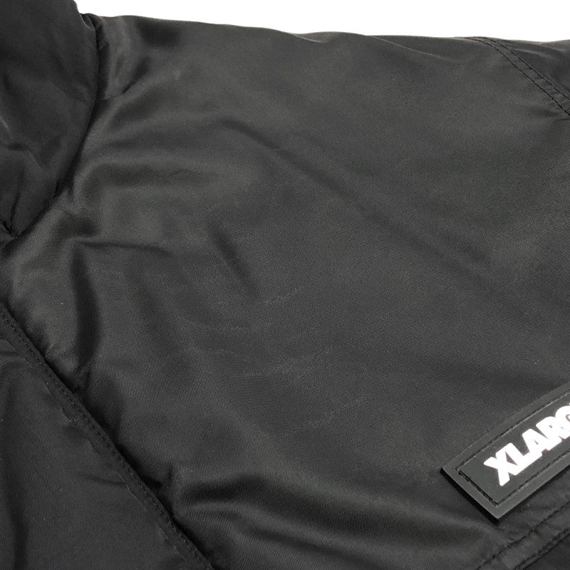 【現状渡し品】【メンズ】 XLARGE エクストララージ NYLON HOODED JACKET 101224021003 フードジャケット 中綿 アウター ストリート系 142-251029-rs-03-fur サイズ：XL カラー：ブラック 万代Net店