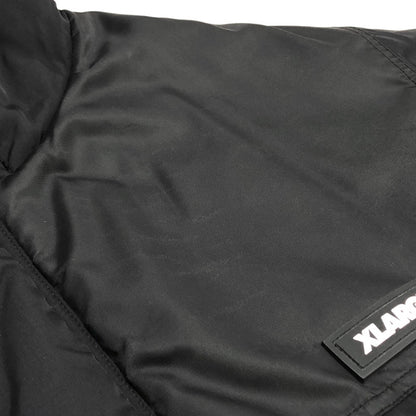 【現状渡し品】【メンズ】 XLARGE エクストララージ NYLON HOODED JACKET 101224021003 フードジャケット 中綿 アウター ストリート系 142-251029-rs-03-fur サイズ：XL カラー：ブラック 万代Net店