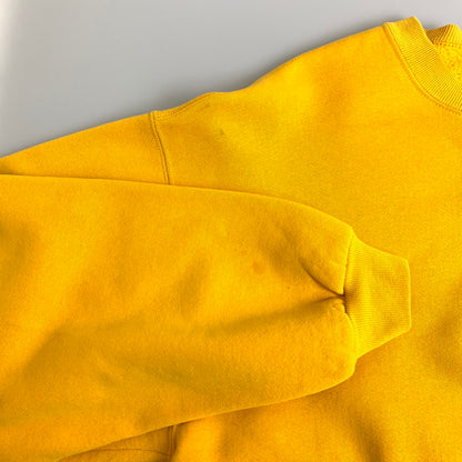 【中古品】【メンズ】 RUSSELL ATHLETIC ラッセルアスレチック 90S 前V SWEATSHIRT スウェット トレーナー 146-260503-AS-33-min サイズ：XL カラー：イエロー 万代Net店