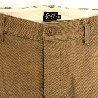 【現状渡し品】【メンズ】 GOLD ゴールド ジョガーパンツ ボトムス 156-251224-yu-07-fur サイズ：Ｍ カラー：ベージュ系 万代Net店