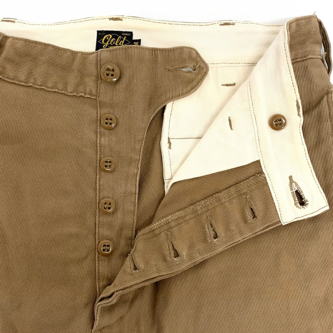 【現状渡し品】【メンズ】 GOLD ゴールド ジョガーパンツ ボトムス 156-251224-yu-07-fur サイズ：Ｍ カラー：ベージュ系 万代Net店