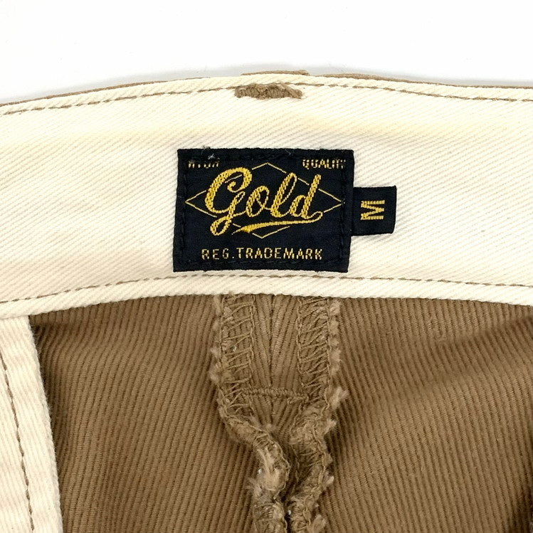 【現状渡し品】【メンズ】 GOLD ゴールド ジョガーパンツ ボトムス 156-251224-yu-07-fur サイズ：Ｍ カラー：ベージュ系 万代Net店