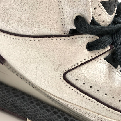 【中古品】【メンズ】 NIKE × A MA MANIERE ナイキ ア マ マニエール AIR JORDAN 2 DO7216-100 エアジョーダン スニーカー シューズ 靴 160-260916-rs-05-fur サイズ：26.0cm US8 カラー：エアネス/セイル アンド バーガンディ 万代Net店